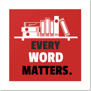 All words matter Posters and Art